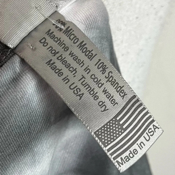 Go Couture • Grey White Tie Dyed Cold Shoulder Long Sleeve Top - Picture 7 of 7